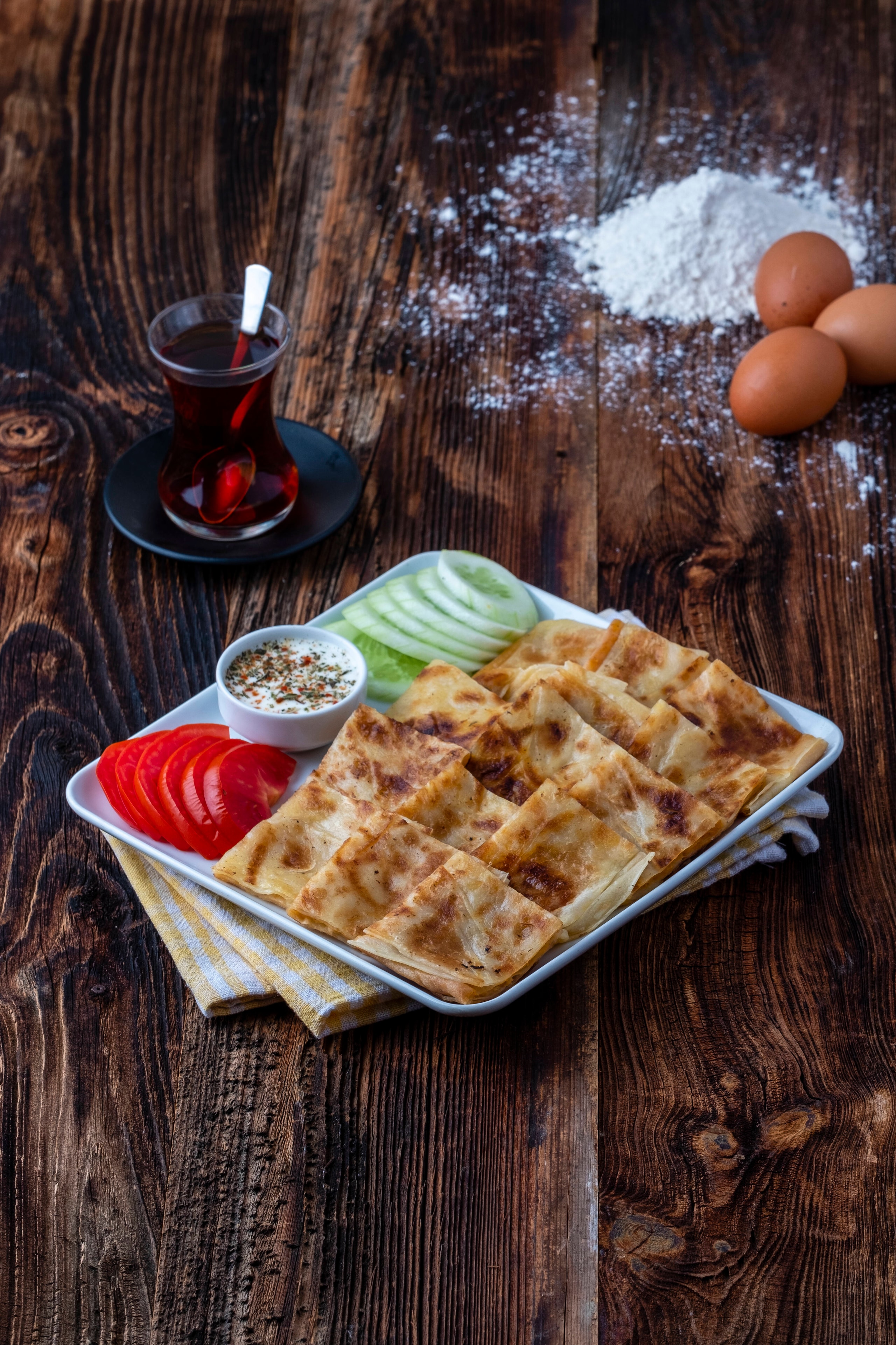 Bakır sahan yumurta